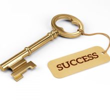 Photo: success connected to a skeleton key