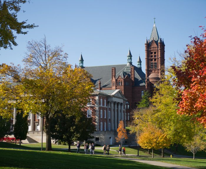 Photo: Fall Campus Crouse Maxwell Exterior